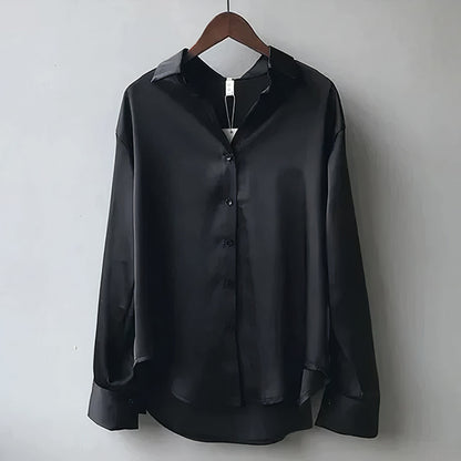 Whitney | Elegant Satin Blouse