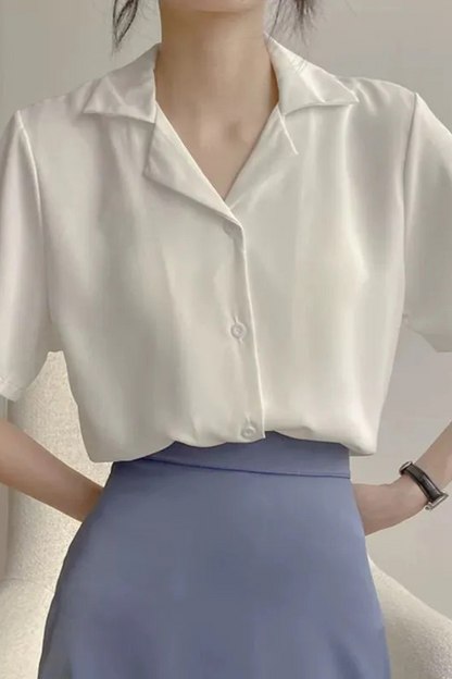 Wil | Women's White Chiffon Shirt