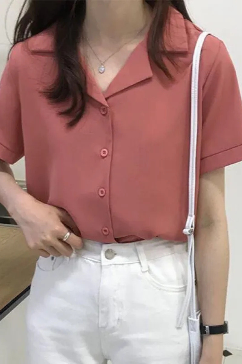 Wil | Women's White Chiffon Shirt