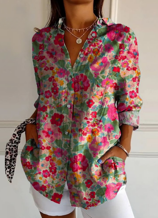 Viola | Floral Blouse