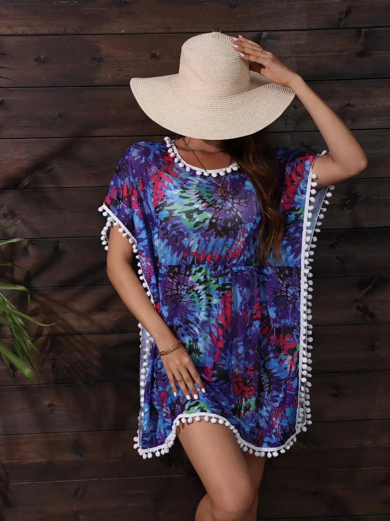 Abarne | Stylish Beach Dress With Print