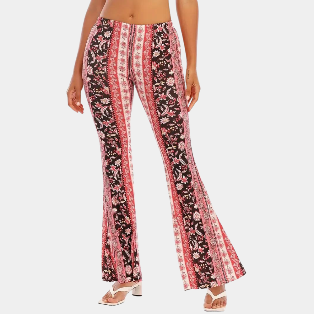 Valeria | Boho style flared pants for women