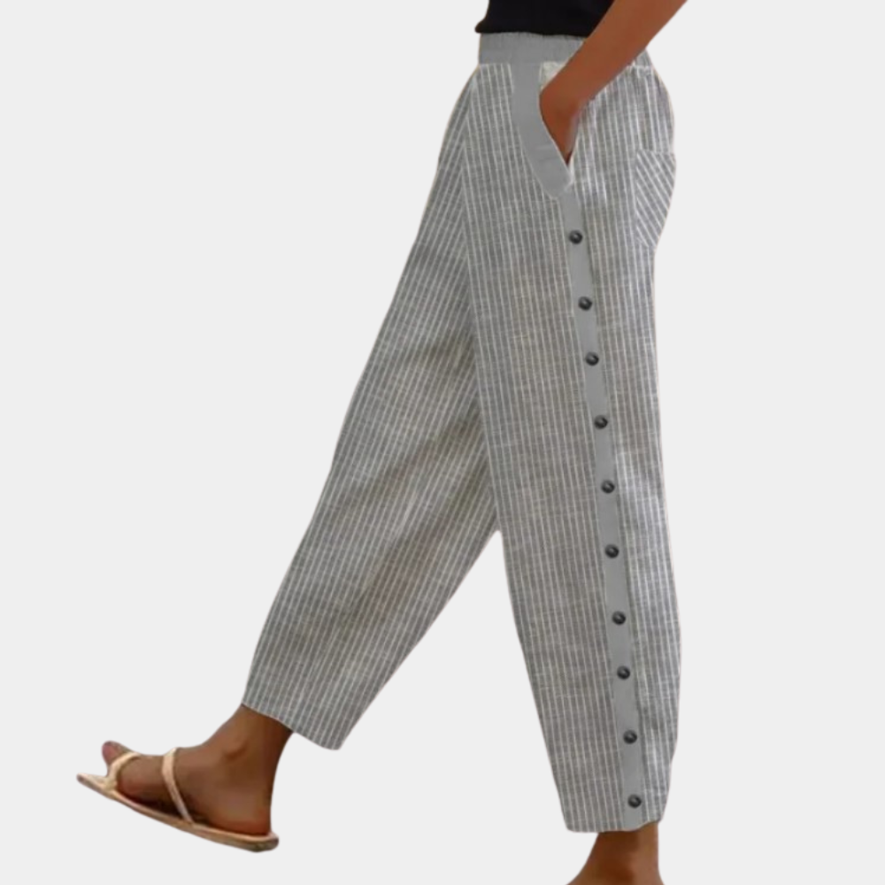 Victoria | Chic striped trousers for women