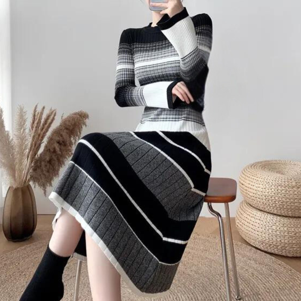 Tracey | Versatile knitted midi dress for women