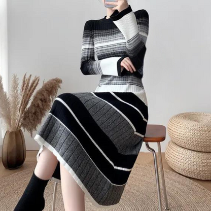 Tracey | Versatile knitted midi dress for women
