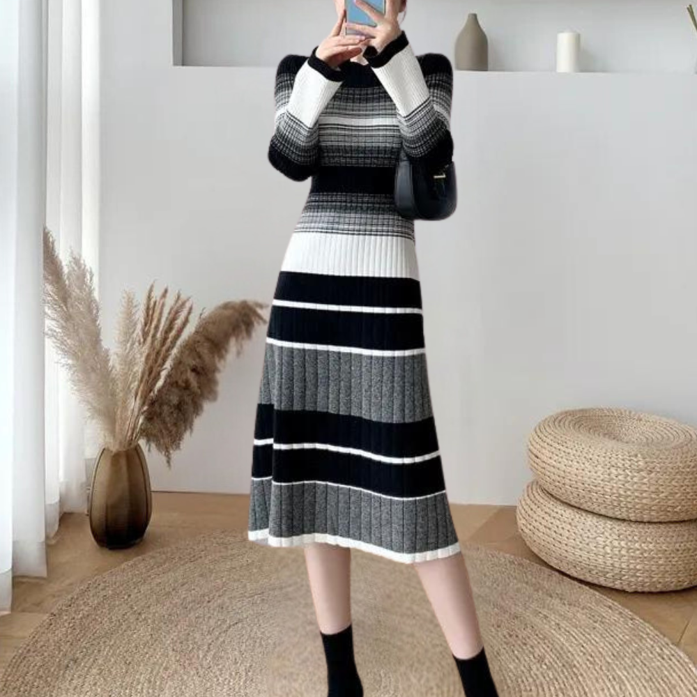Tracey | Versatile knitted midi dress for women