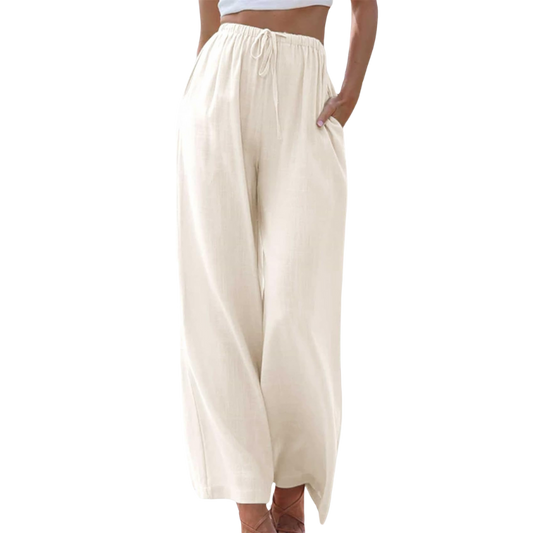 Victoria | Elegant trousers made from cotton and linen