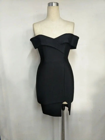 Vivian | Seductive Off-The-Shoulder Cocktail Dress