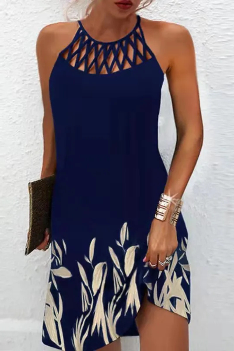 Trees | Halter Neck Casual Dress