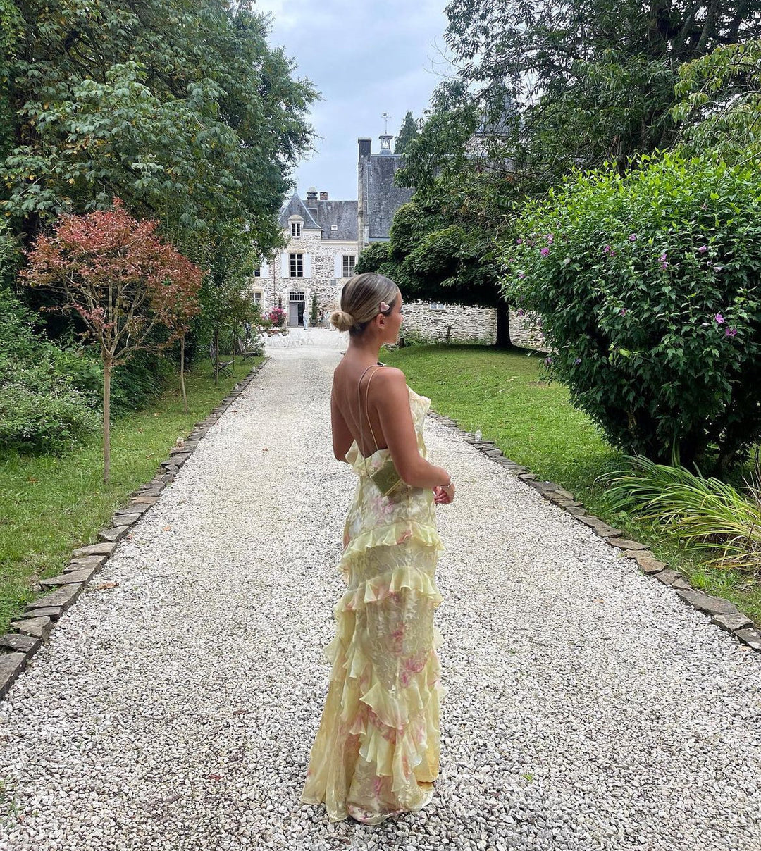 Tracey | Ruffle Maxi Dress