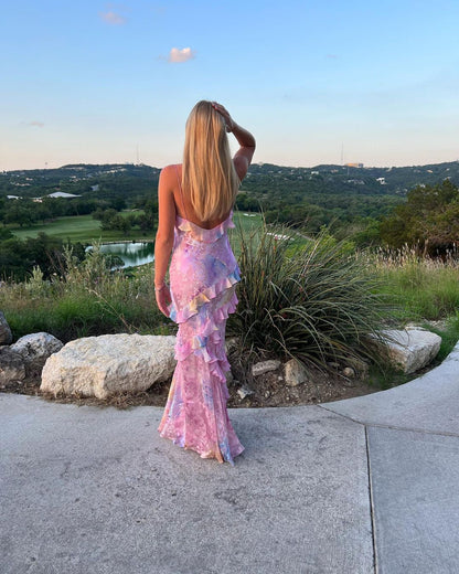 Tracey | Ruffle Maxi Dress