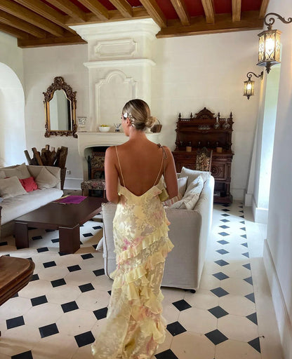 Tracey | Ruffle Maxi Dress