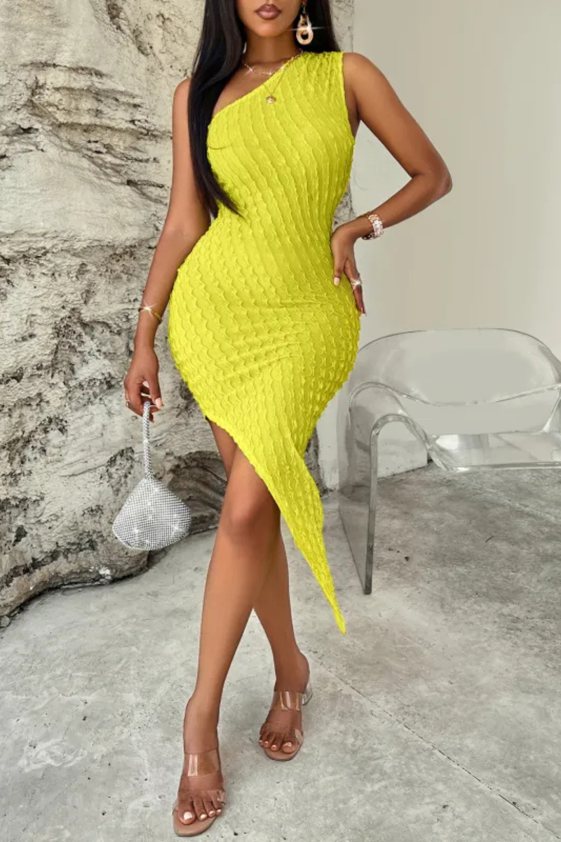 Wilhelmina | Slant Fit Wrap Hip Dress