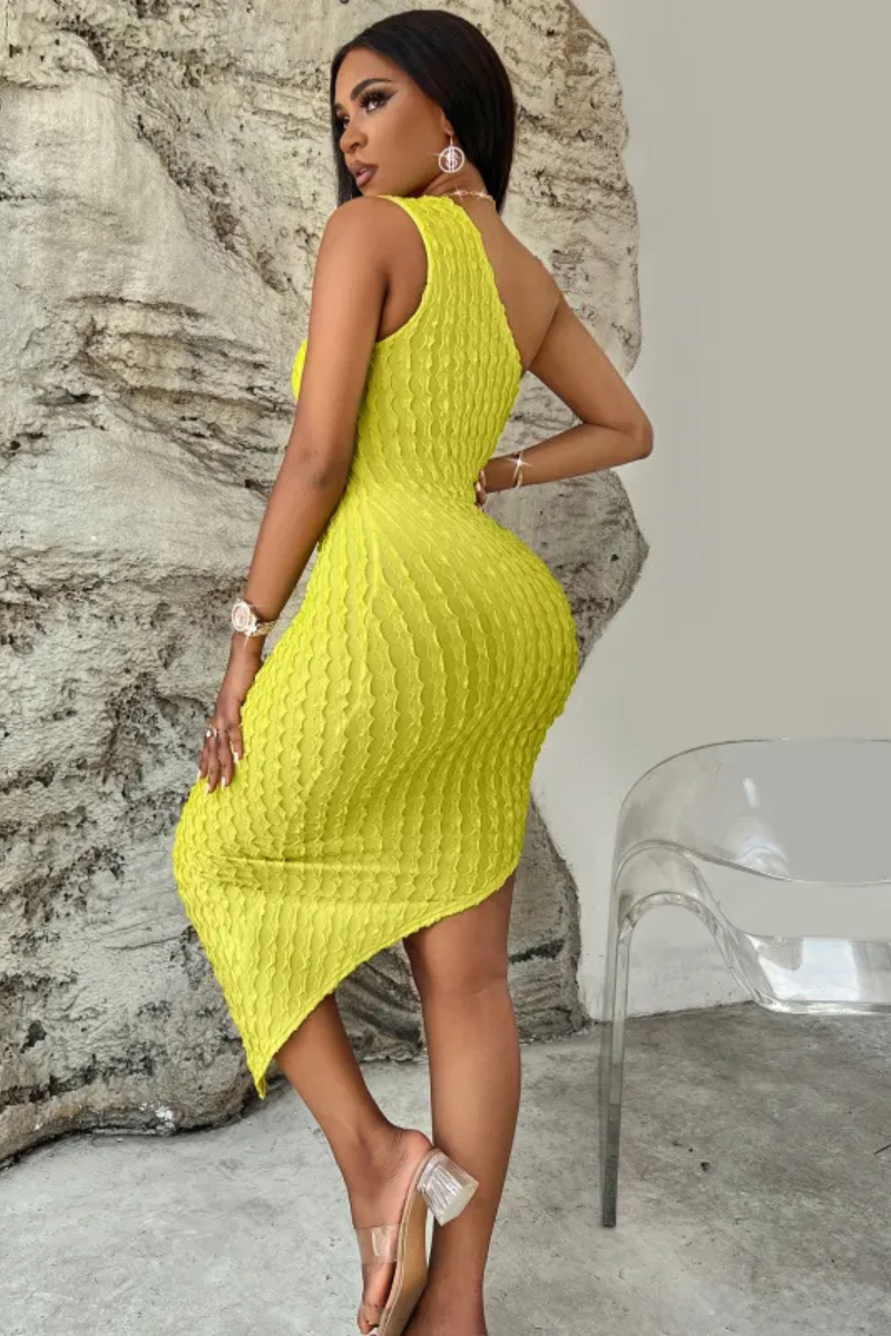 Wilhelmina | Slant Fit Wrap Hip Dress