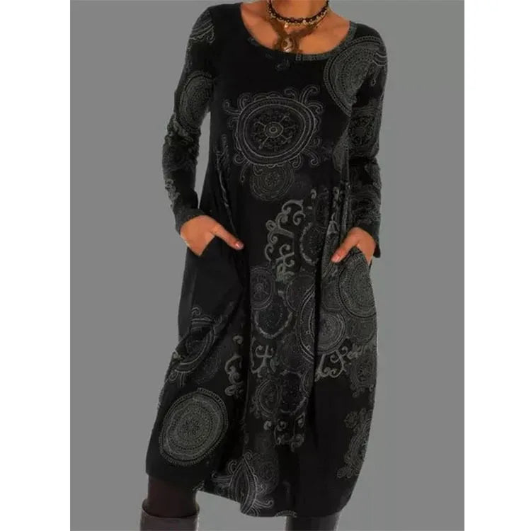 Trinidad| Helga ��������� Elegant winter dress with comfortable feel for women