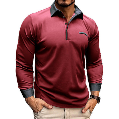 Waverly | Long-Sleeved Polo Shirt With Lapels