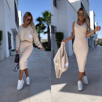 Valeria | Dress With Sweater