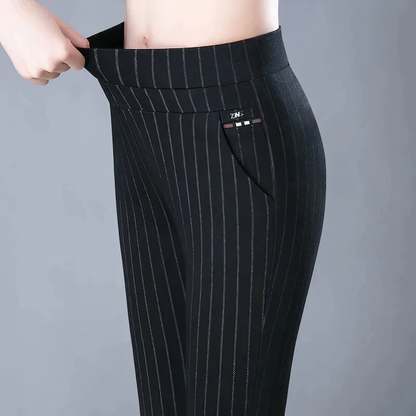Uma | High-Waisted Stretch Trousers