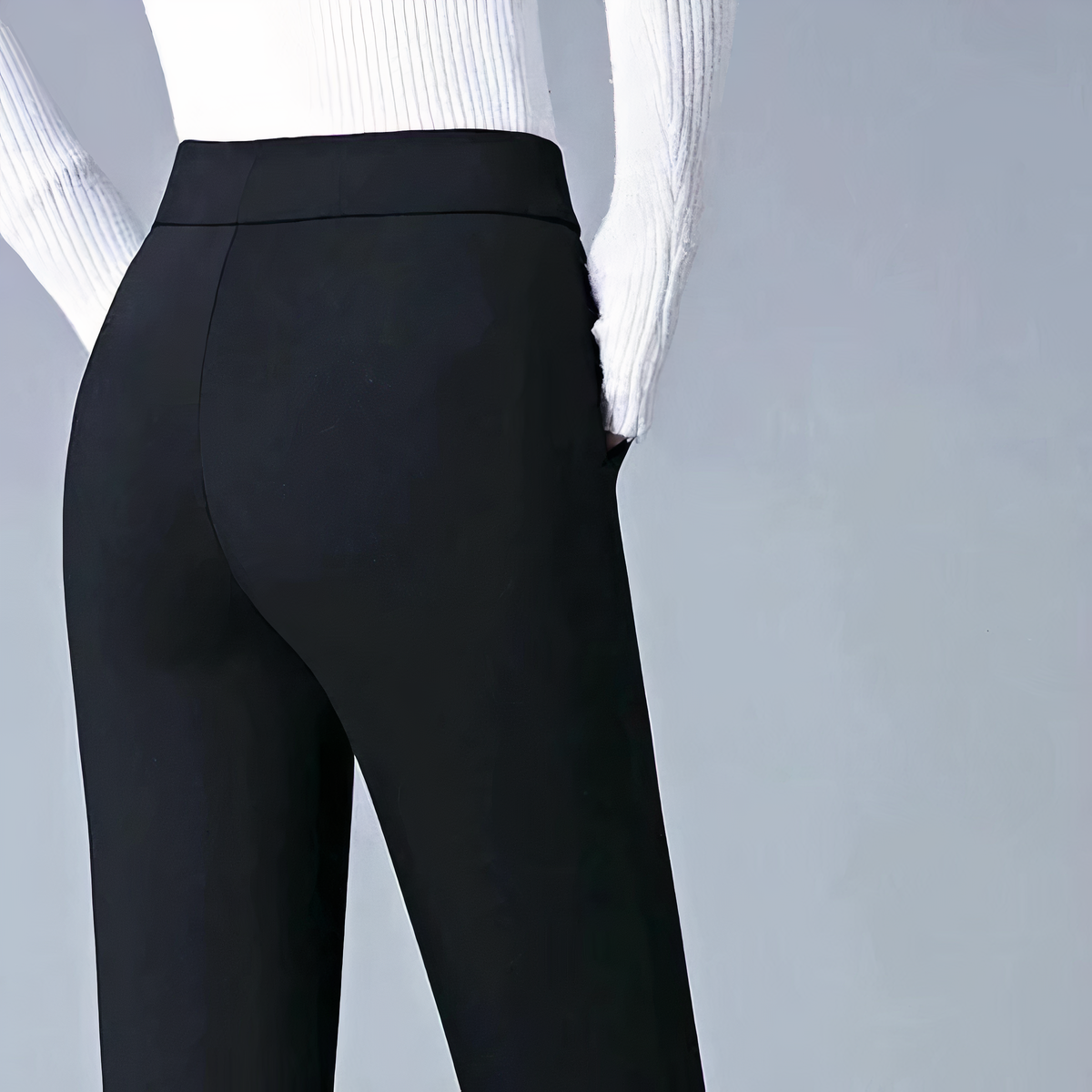 Uma | High-Waisted Stretch Trousers