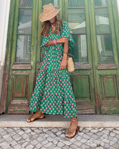 Abelia | Bohemian Long Dress