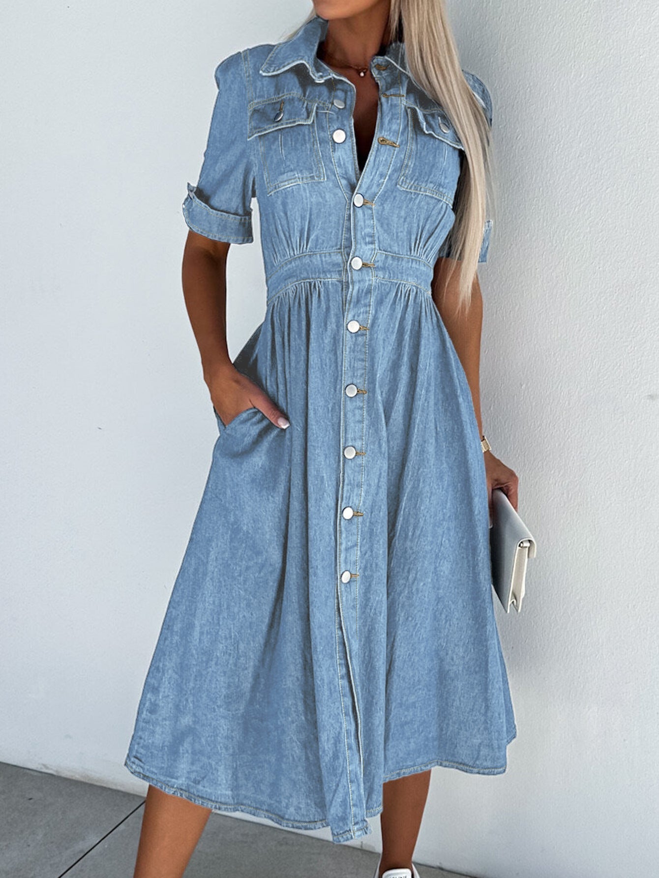 Willow | Denim Dress