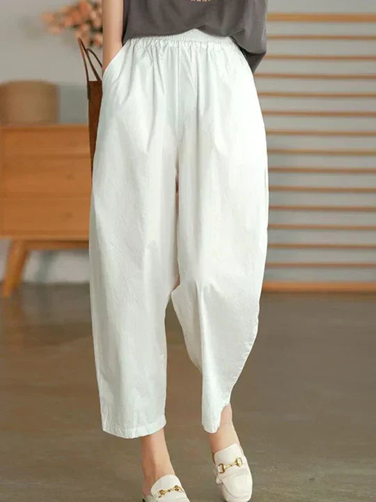 Única | Cotton summer trousers