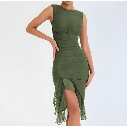 Wren | Midi Dress With Ruffles