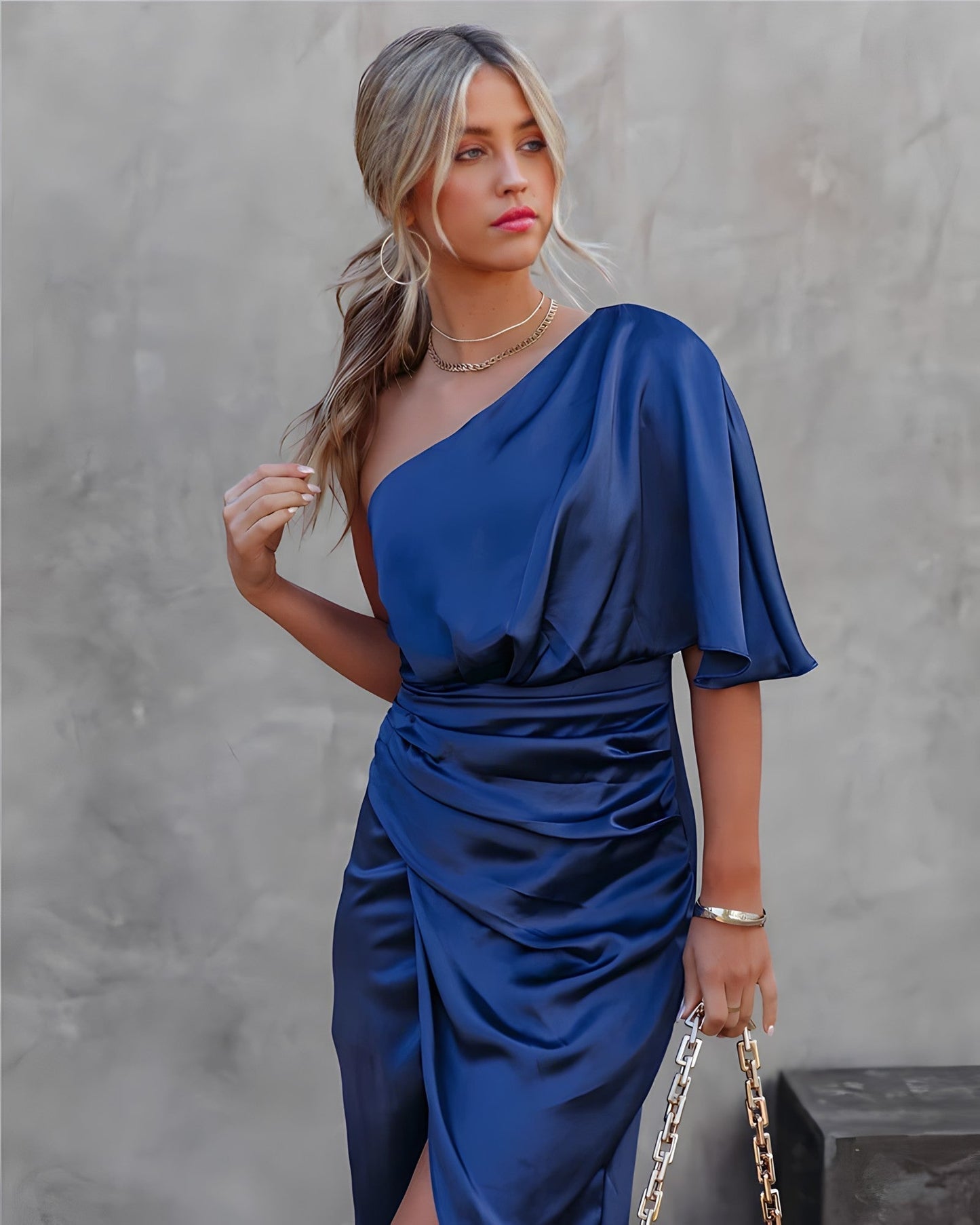 Tilda | Elegant Cocktail Dress With One Shoulder