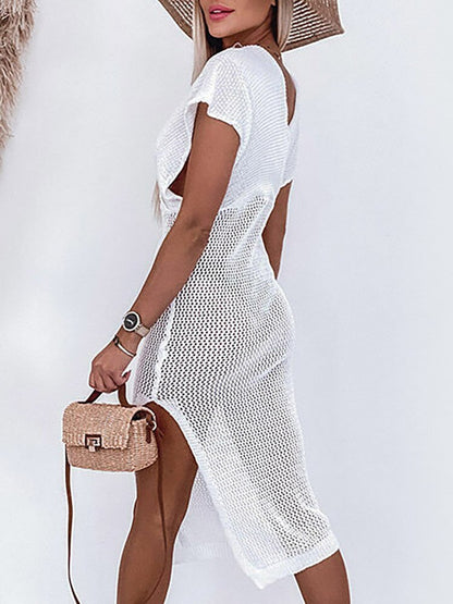Aaliyah | Crochet Cover-Up Dress