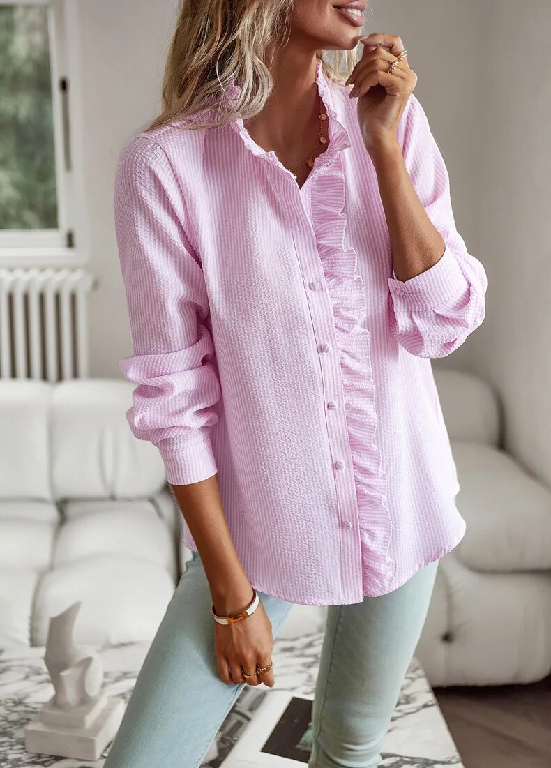 Tia | Elegant Long-Sleeved Shirt