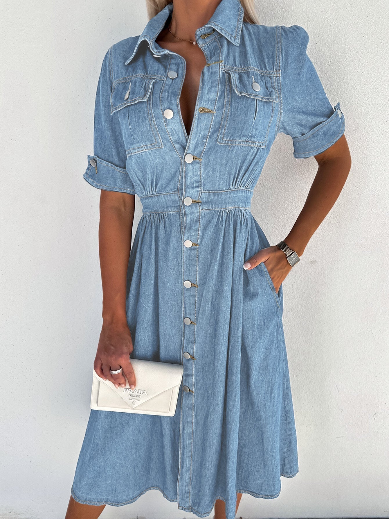 Willow | Denim Dress