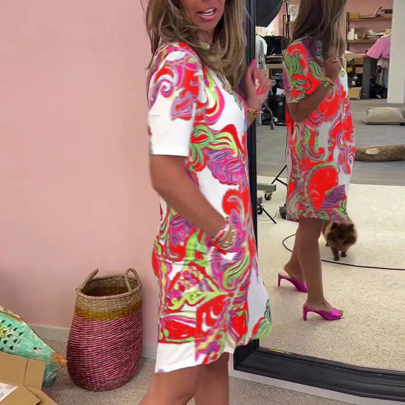 Wren | Colorful Patterned Summer Dress