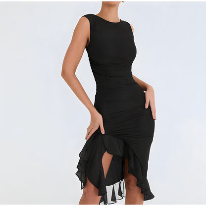 Wren | Midi Dress With Ruffles