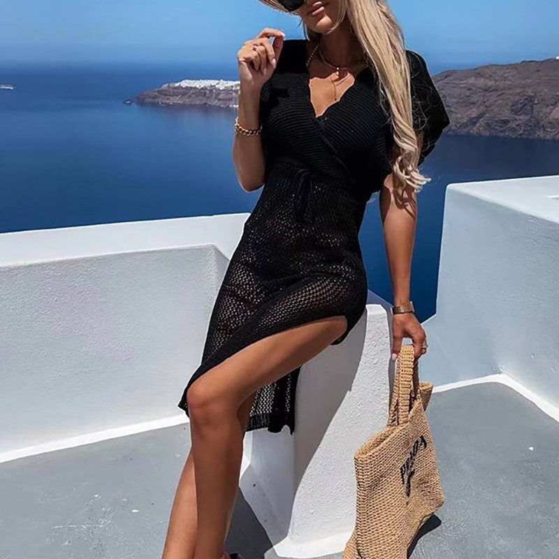 Aaliyah | Crochet Cover-Up Dress