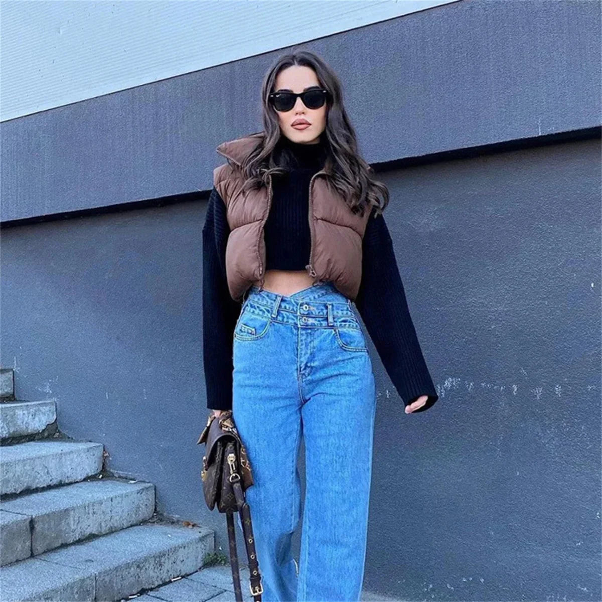 Abigail | Short down vest for women