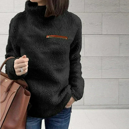 Vanessa | Long-sleeved roll-neck sweater for women