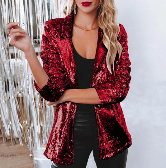 Verónica | Elegant Sequin Blazer