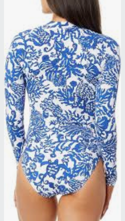 Tina | Sleeved Swimsuit With Zipper