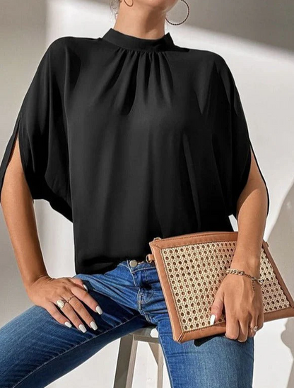 Trinidad | Black Timeless Short Sleeve Top