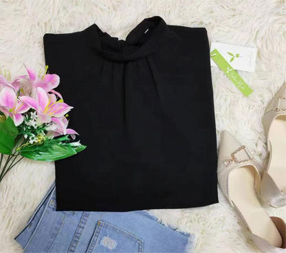 Trinidad | Black Timeless Short Sleeve Top