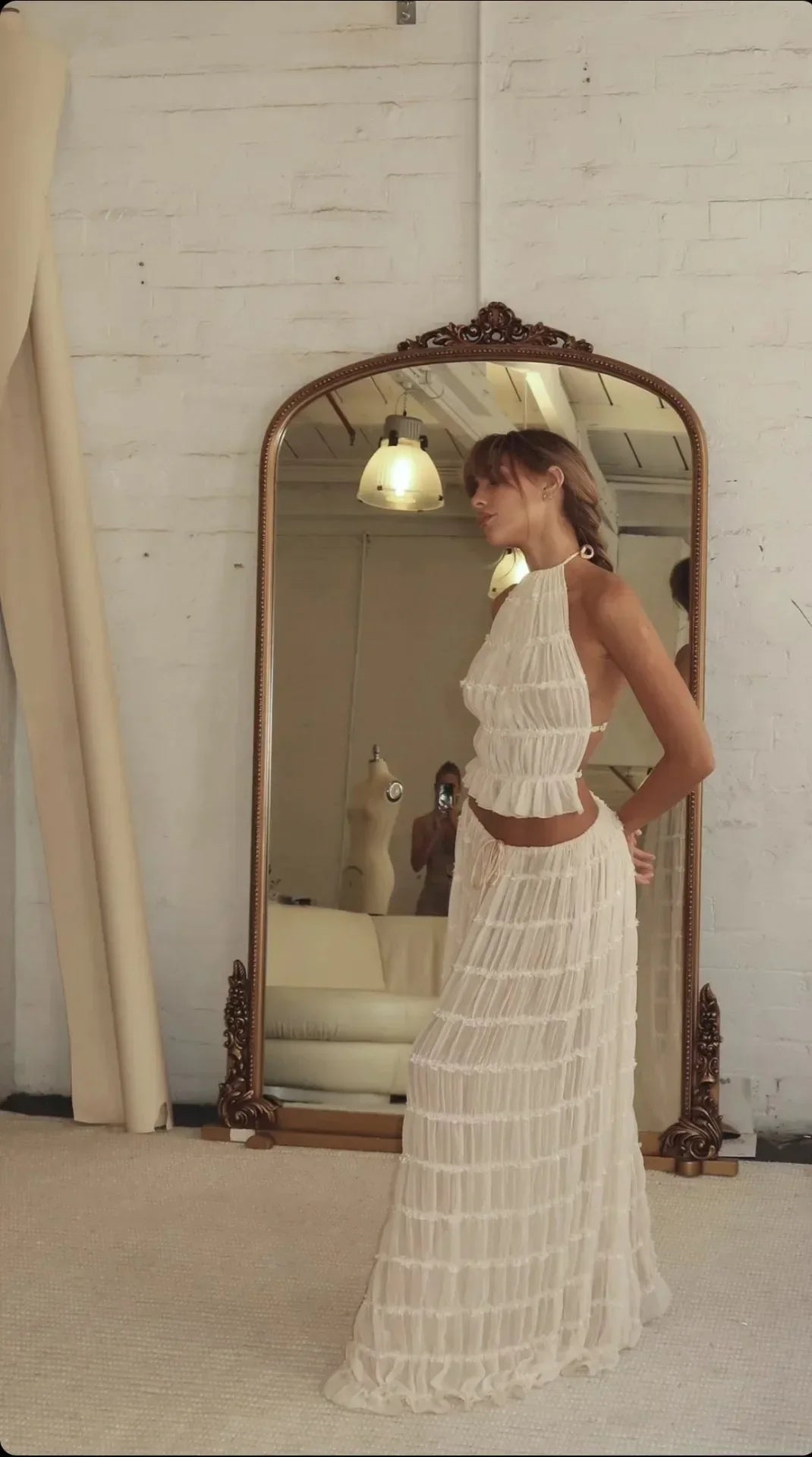 Acacia | Elegant Long Lace Dress For Ceremony