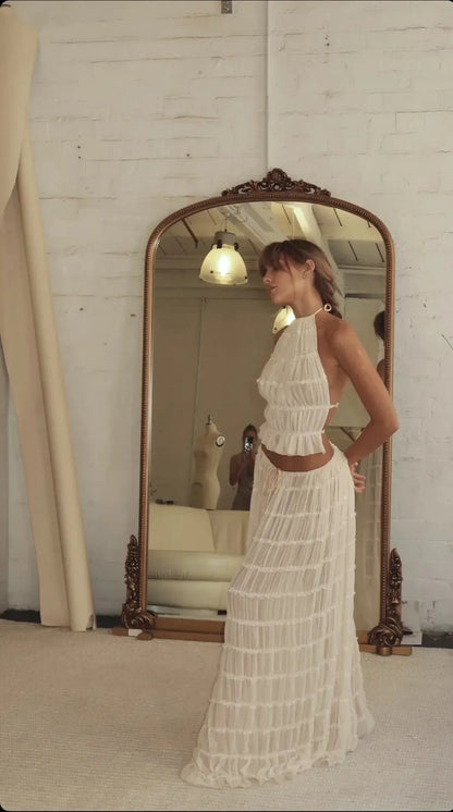 Acacia | Elegant Long Lace Dress For Ceremony