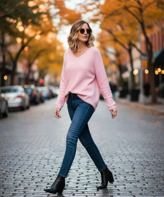 Vivien | Women's longsleeved sweater: simple, elegant and comfortable