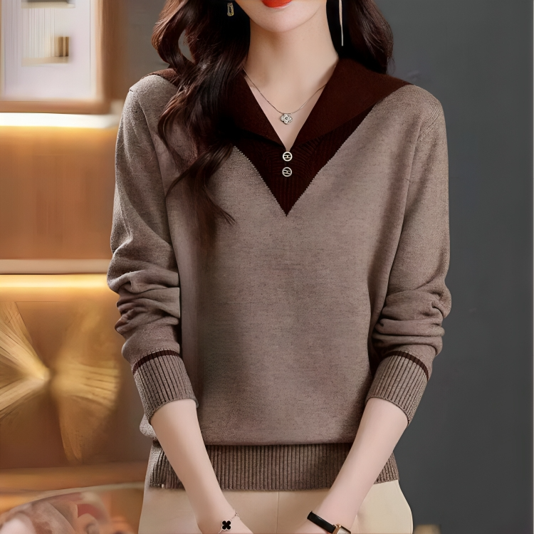 Úrsula | Elegant And Comfortable V-Neck Sweater