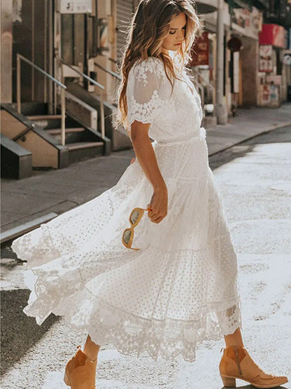 Abigail | Elegant White Dress