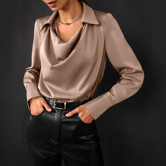 Winnie | Lotus Satin Blouse
