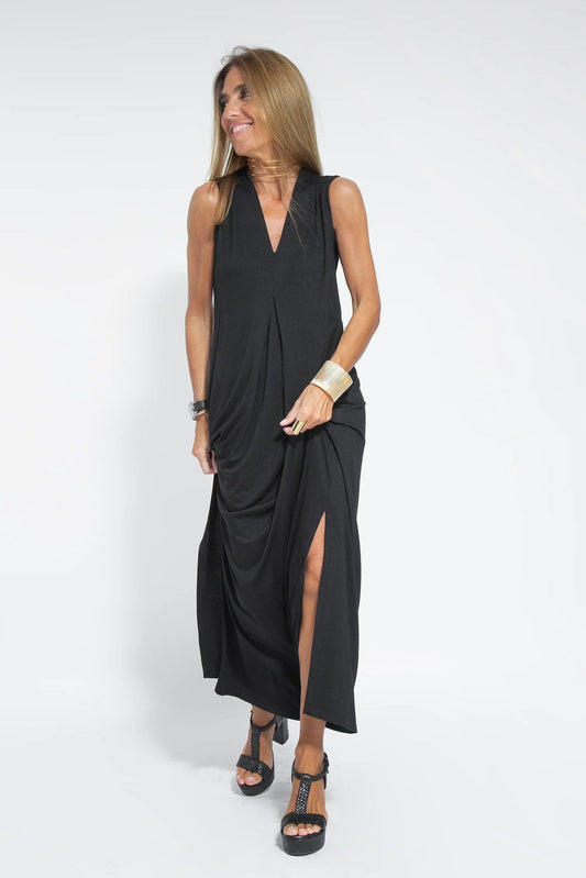 Wanda | Long Dress With V-Neck