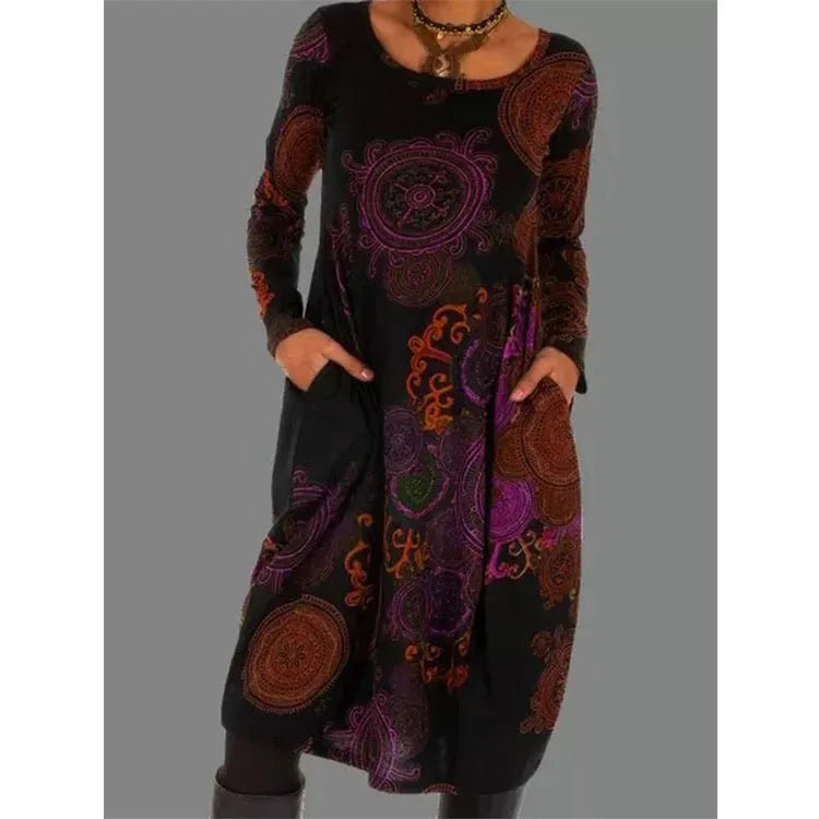 Trinidad| Helga ��������� Elegant winter dress with comfortable feel for women