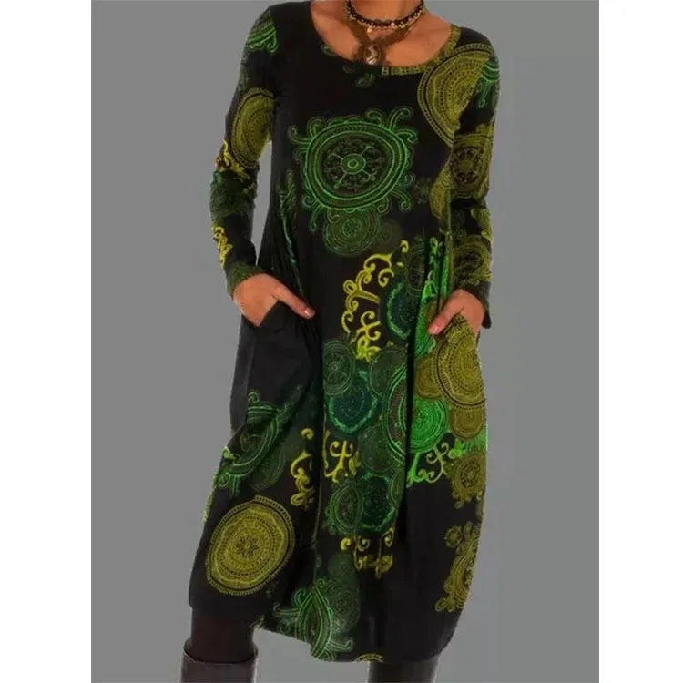 Trinidad| Helga ��������� Elegant winter dress with comfortable feel for women