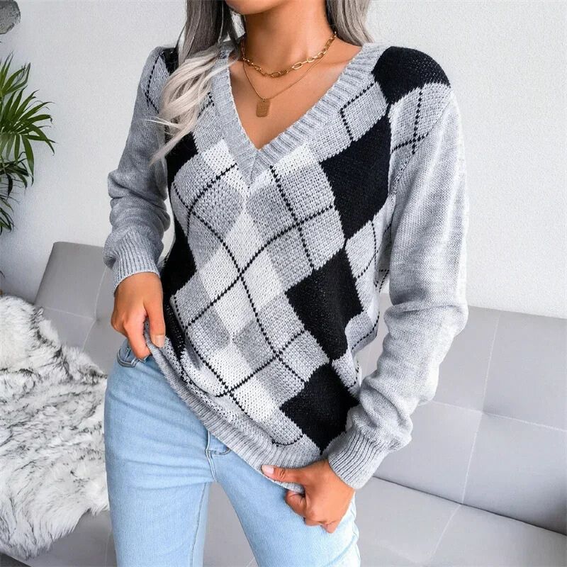Viviana | Vneck knit sweater